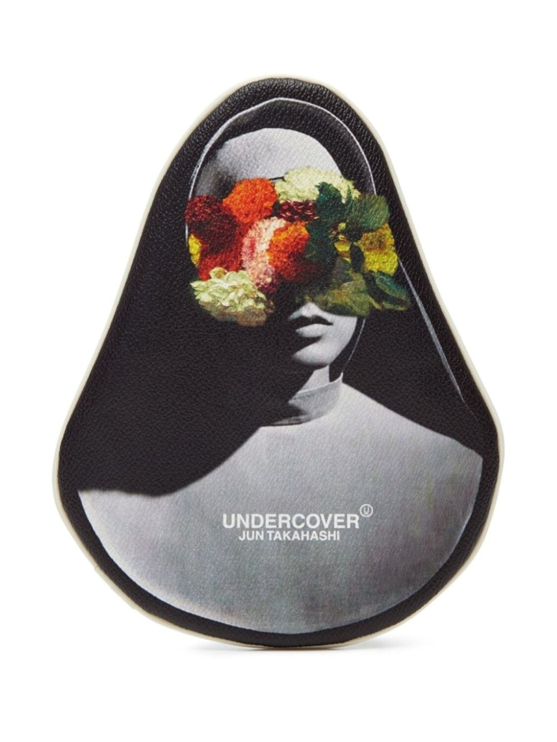 

Кошелек из искусственной кожи с принтом Face Undercover, черный