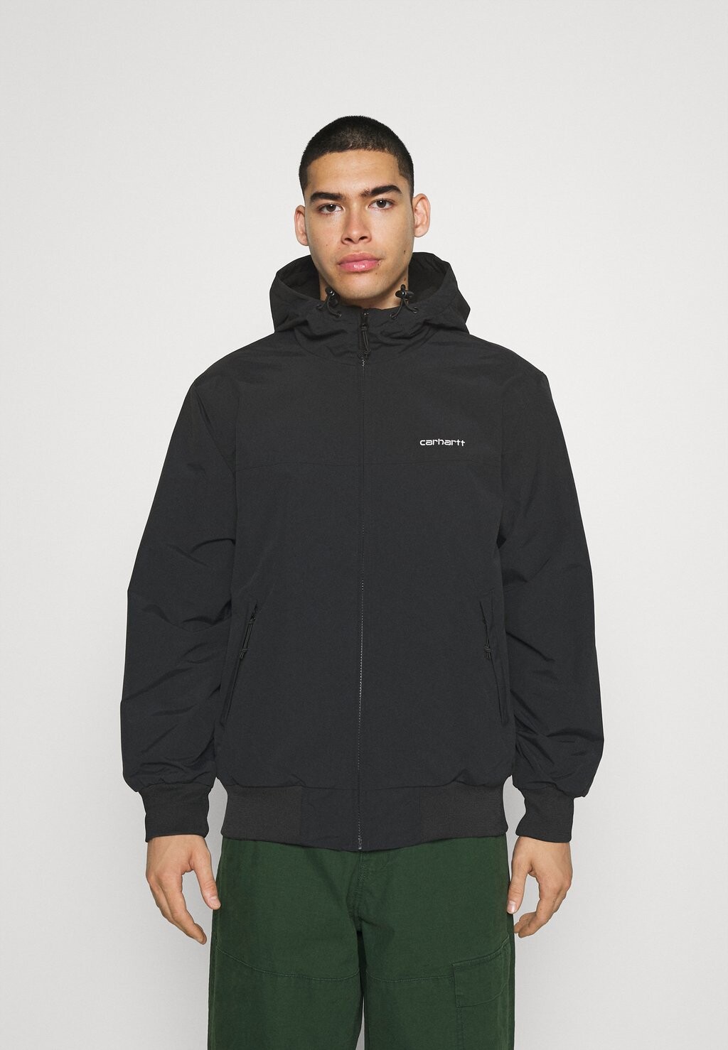 

Куртка Carhartt WIP ПАРУС С КАПЮШОНОМ, цвет black/white