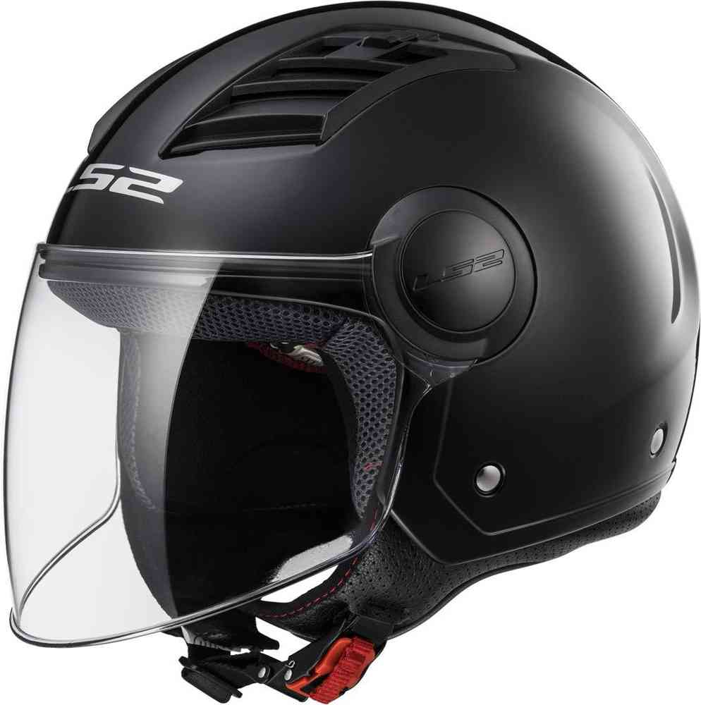 Шлем Airflow L Jet LS2, черный мэтт ff325 стробоскопический шлем ls2 черный мэтт