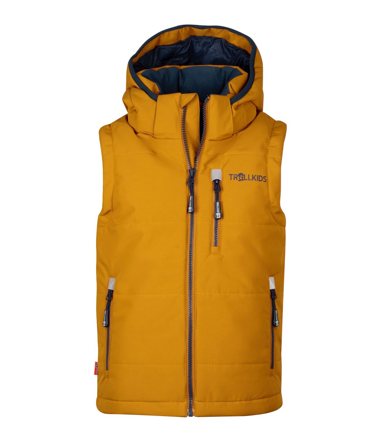 

Утепленный жилет Trollkids Narvik XT, цвет Goldgelb/Blau