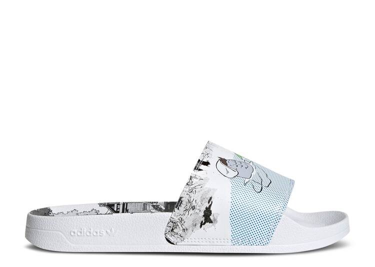 

Кроссовки Adidas MONSTERS INC. X ADILETTE LITE 'MIKE & SULLEY', белый