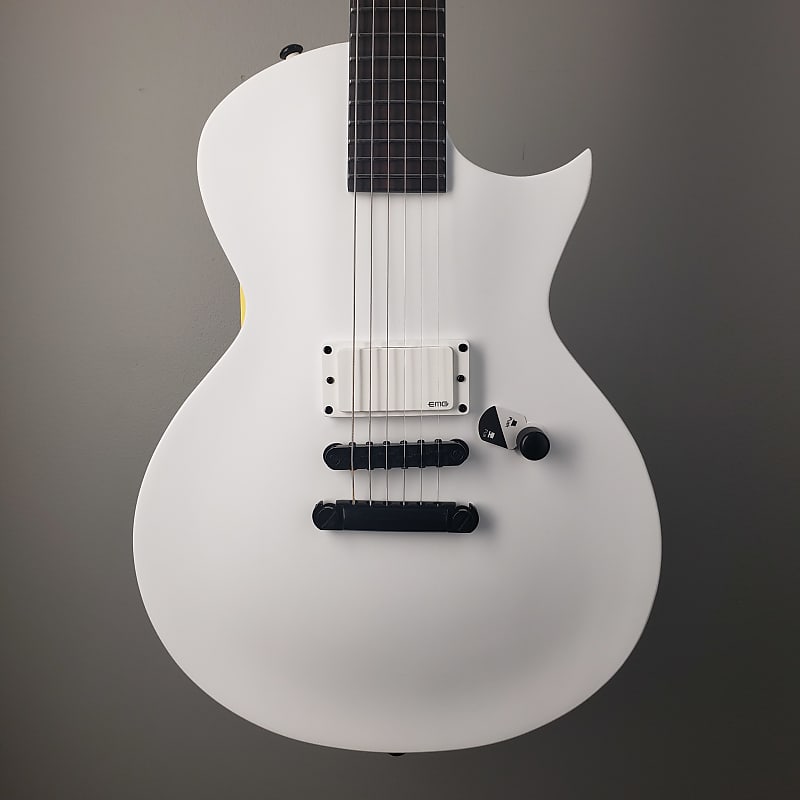 цена Электрогитара ESP LTD EC Arctic Metal Electric Guitar - Snow White Satin - NEW !