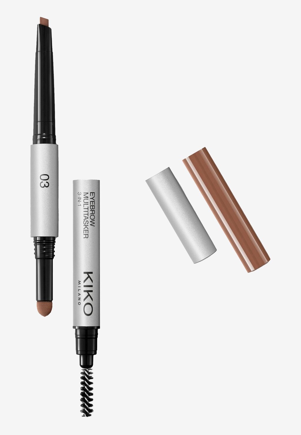 

Карандаши для бровей Eyebrow Multitasker 3-In-1 KIKO Milano, цвет 03 brunettes