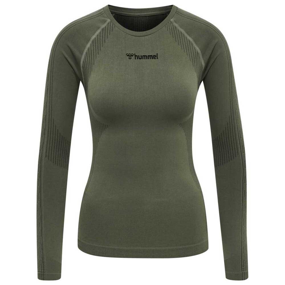 

Футболка с длинным рукавом Hummel Shaping Seamless, зеленый