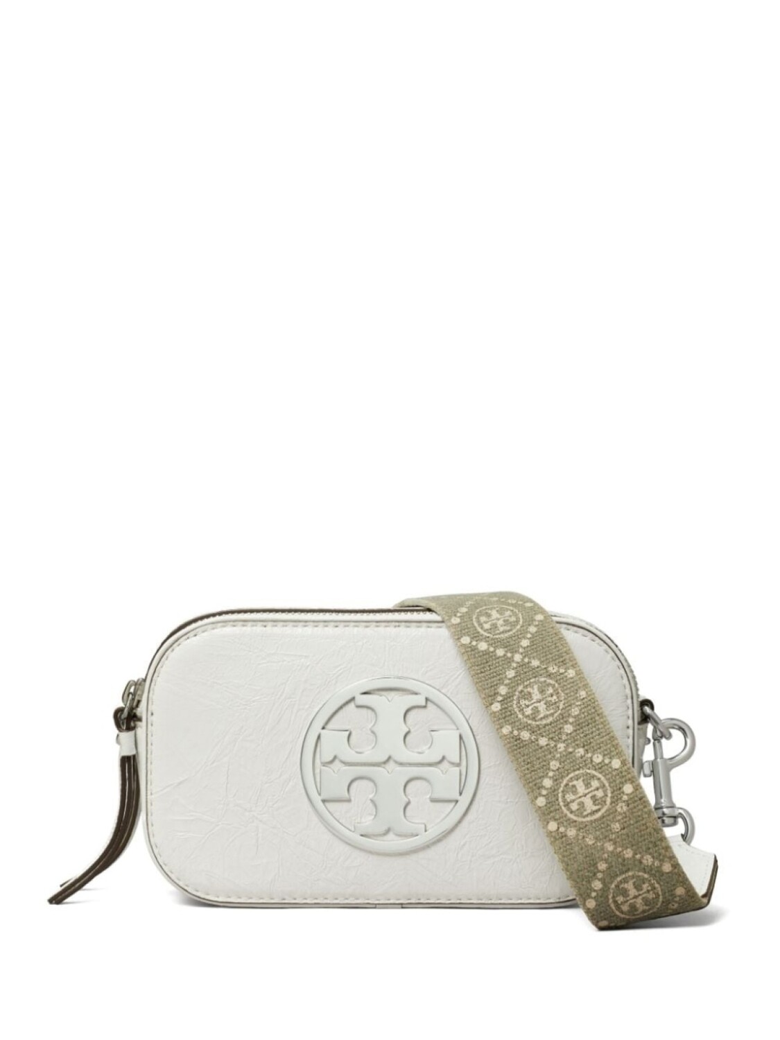 

Мини-сумка через плечо Miller Crinkle Tory Burch, белый