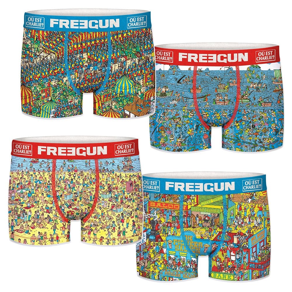 

Боксеры Freegun Finding Wally PK5479 4 шт, разноцветный