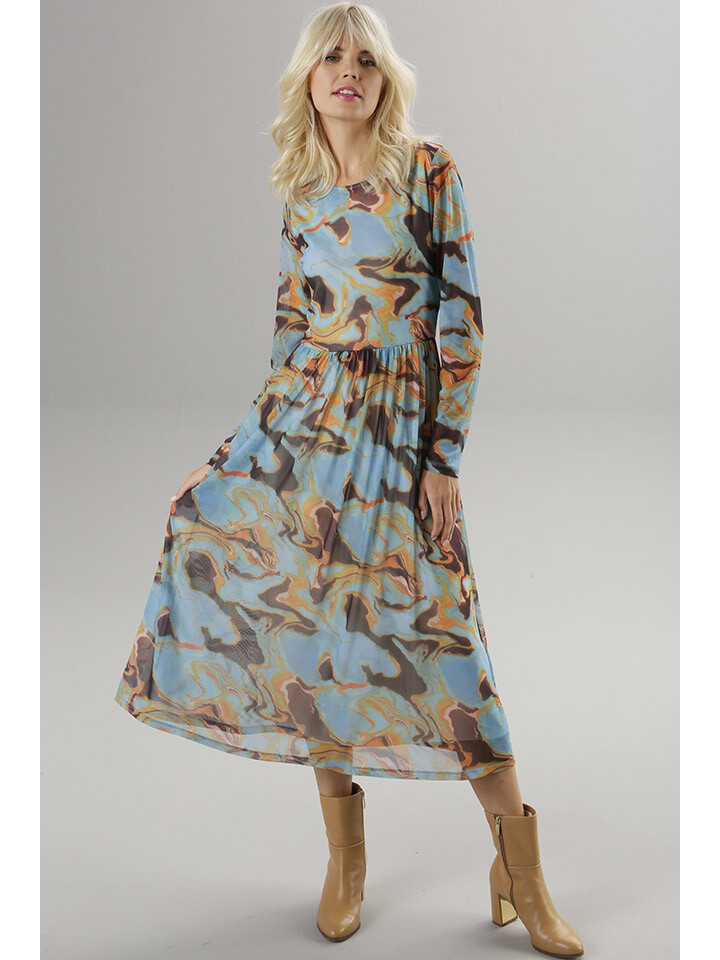 

Платье Aniston, цвет Hellblau/Camel