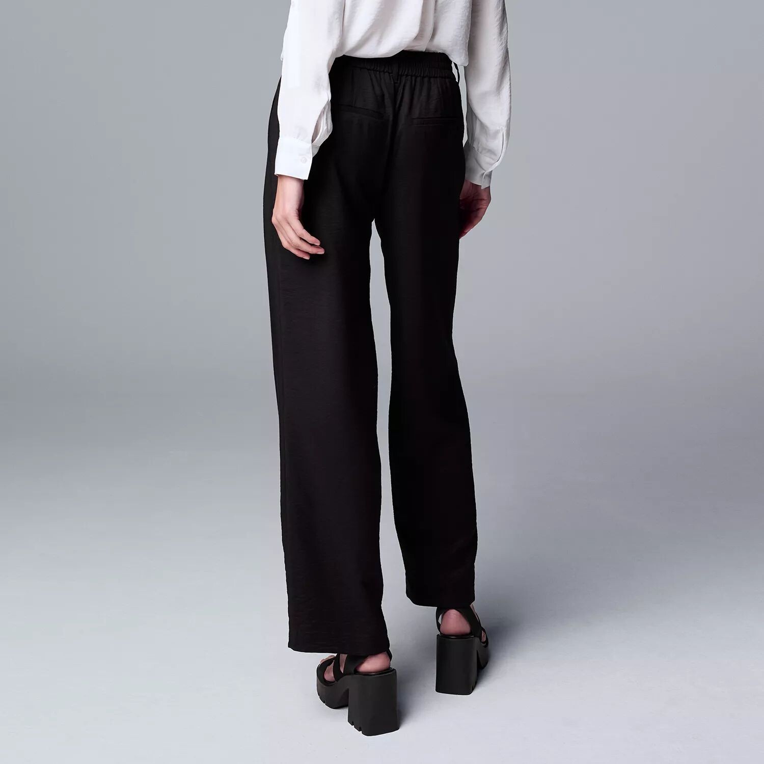 

Женские легкие брюки до щиколотки Simply Vera Vera Wang с высокой посадкой Simply Vera Vera Wang