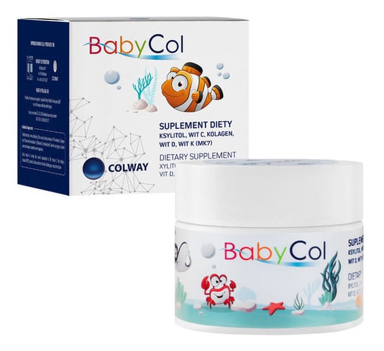 Colway, Пастилки BabyCol для детей, 60 шт. кордицепс 60 шт капсулы