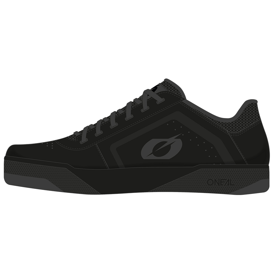 Велосипедная обувь O'Neal Pinned Flat Pedal Shoe V 22, цвет Black/Grey