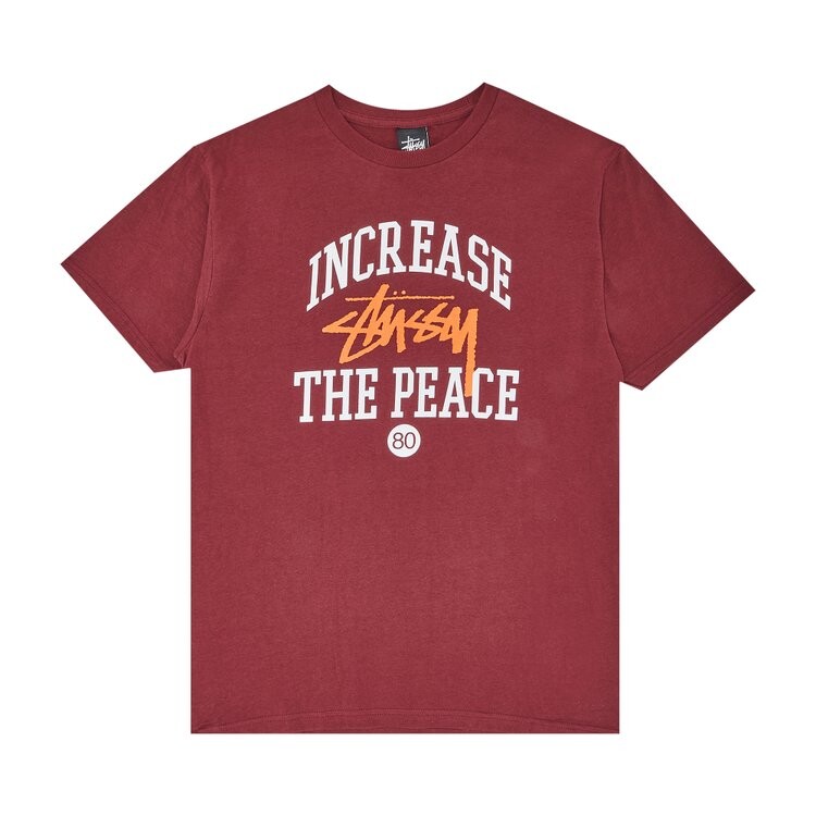 

Футболка Stussy ITP Athletic 'Dark Red', красный