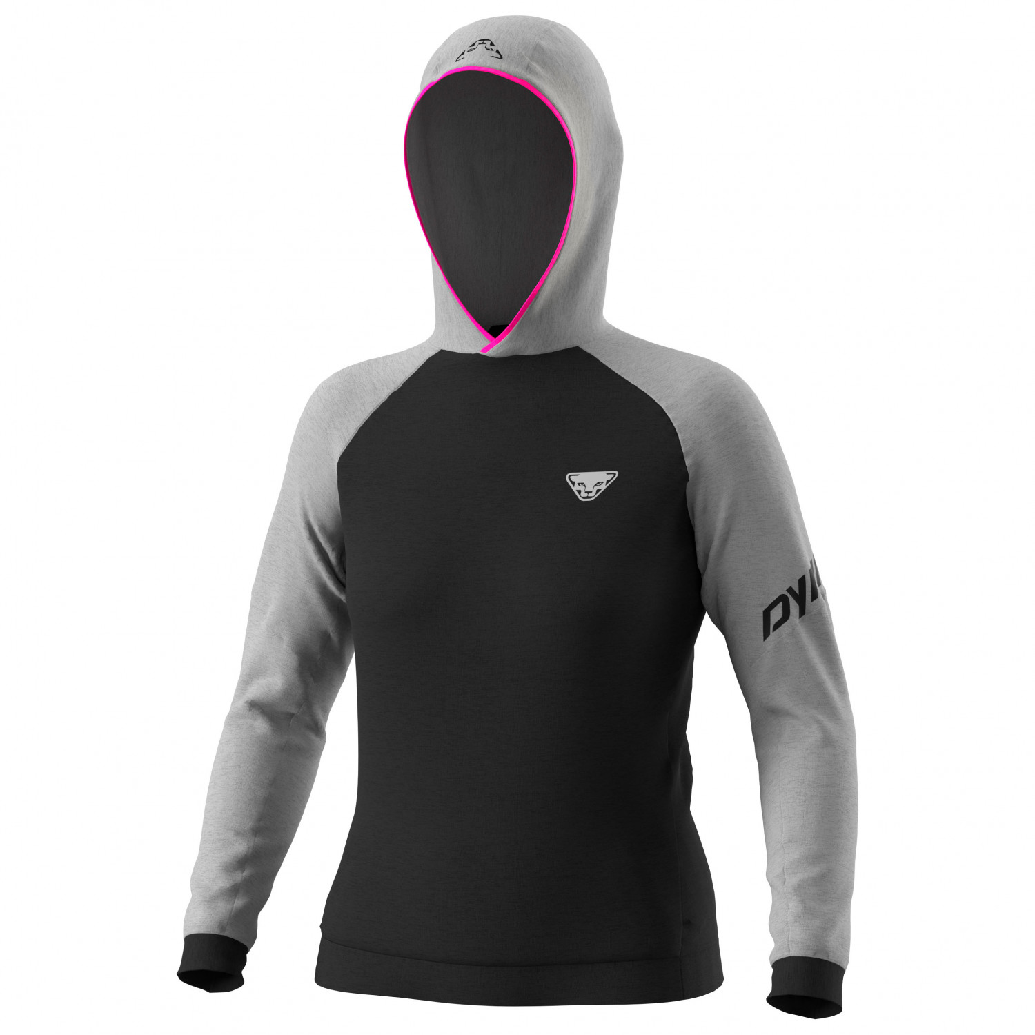 

Толстовка с капюшоном Dynafit Women's 24/7 Hoody, цвет Alloy Melange/Black Out Melange