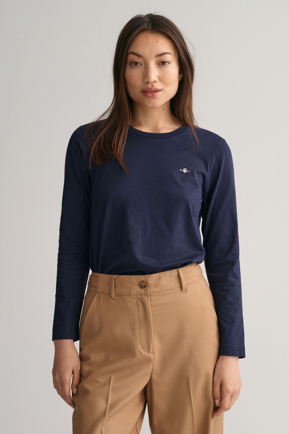 

Футболка Gant Original Shield с длинными рукавами GANT, синий