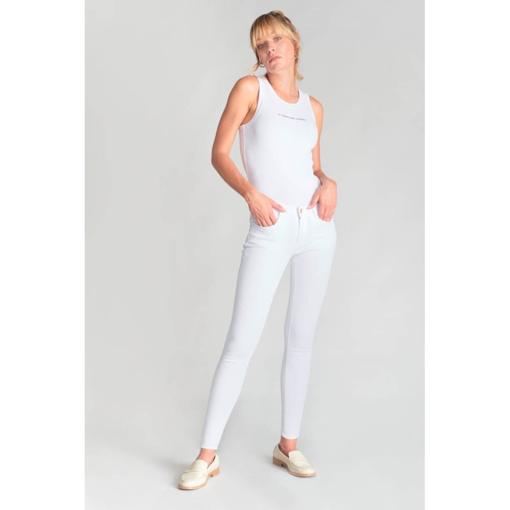 

Джинсы Le Temps Des Cerises Power 7/8 Skinny Fit, белый