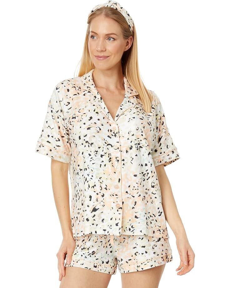 

Пижамный комплект P.J. Salvage Lavish Nights PJ Set with Headband, цвет Orange Crush