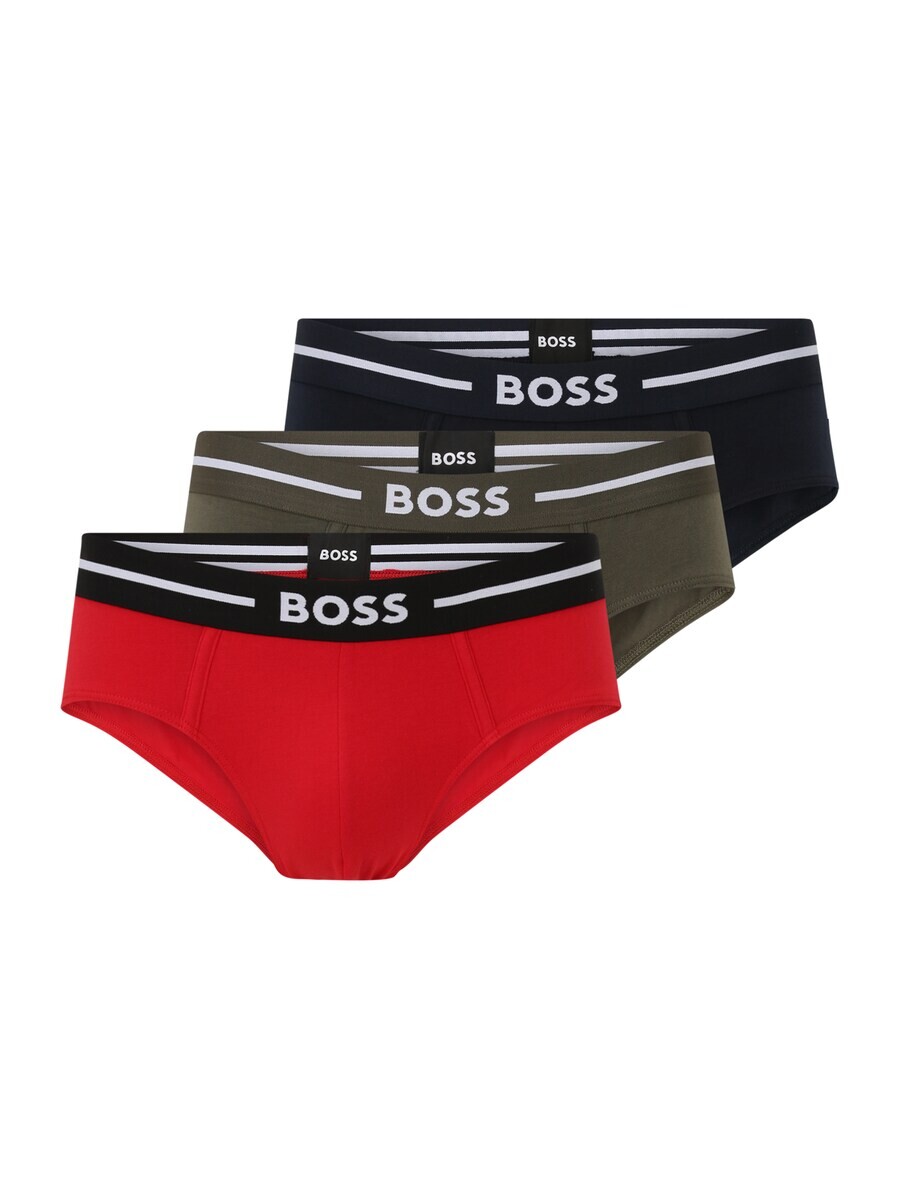 

Трусы BOSS Panty, оливковый/огненно-красный/черный