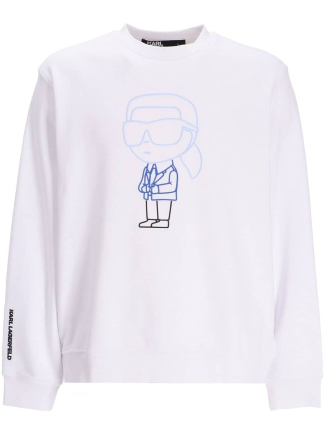 

Толстовка с принтом Karl Ikonik Karl Lagerfeld, белый