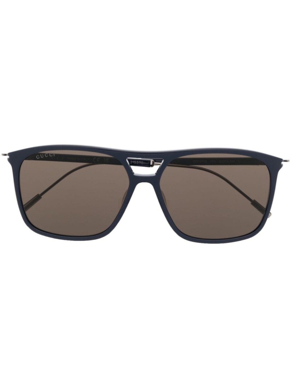 

Gucci Eyewear солнцезащитные очки в квадратной оправе, синий