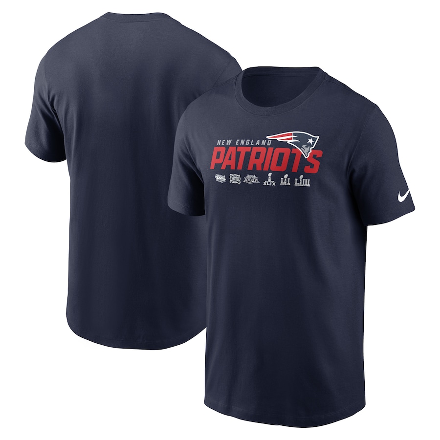 

Футболка с коротким рукавом Nike New England Patriots, нави