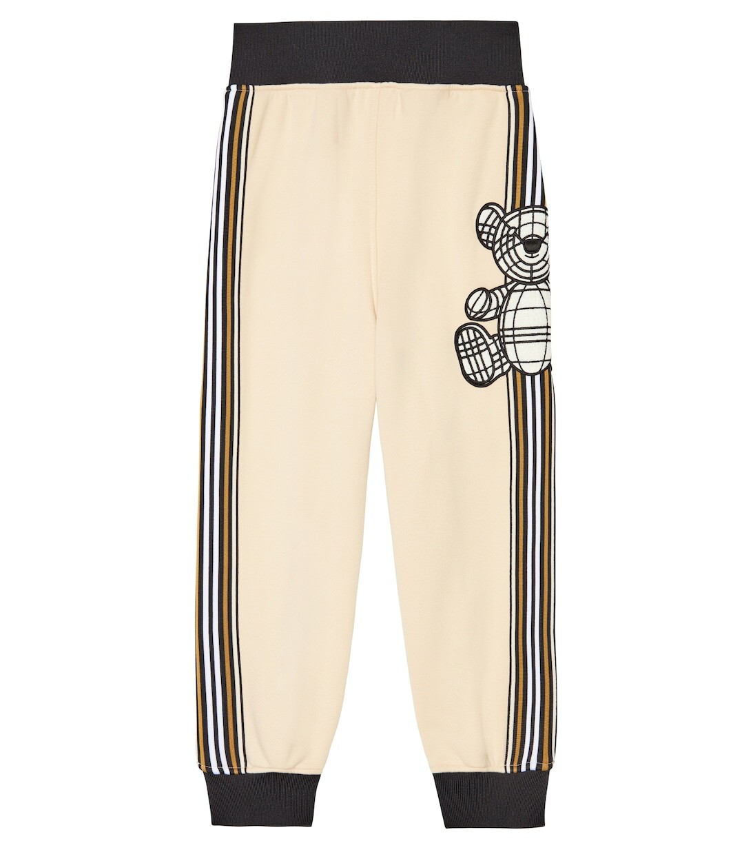 

Хлопковые спортивные штаны с медвежонком Thomas Burberry, бежевый