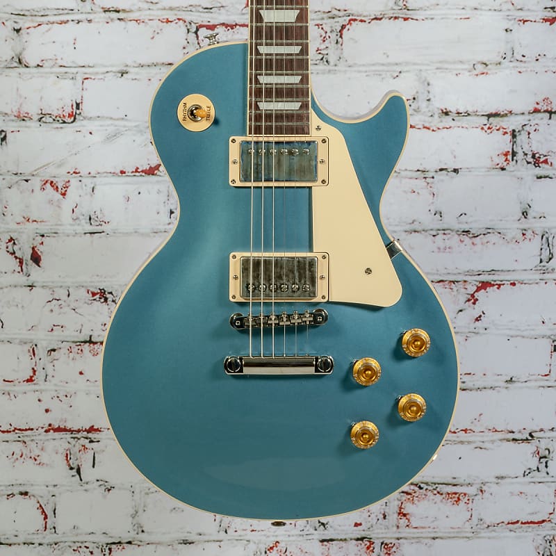 Электрогитара Gibson - Les Paul Standard 50s Plain Top - Electric Guitar - Pelham Blue - w/ Hardshell Case - x0352