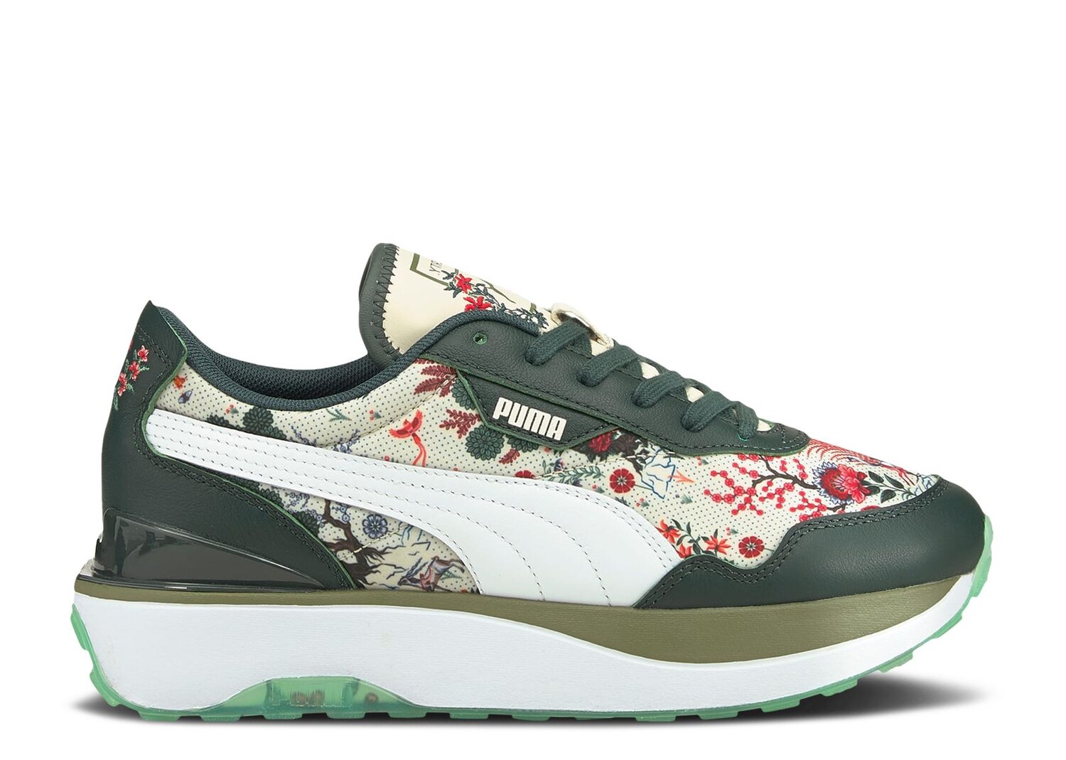 Кроссовки Puma Liberty Of London X Wmns Cruise Rider Nu 'Floral', зеленый