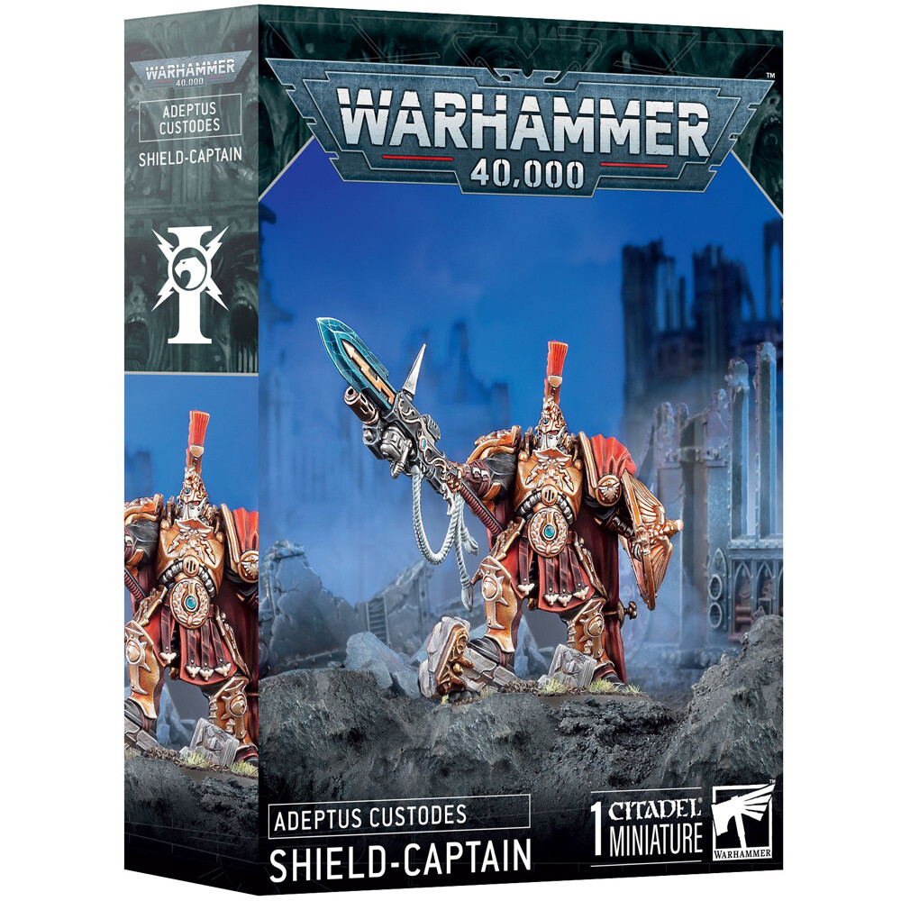 

Миниатюра Games Workshop Warhammer 40K: Adeptus Custodes - Shield-Captain