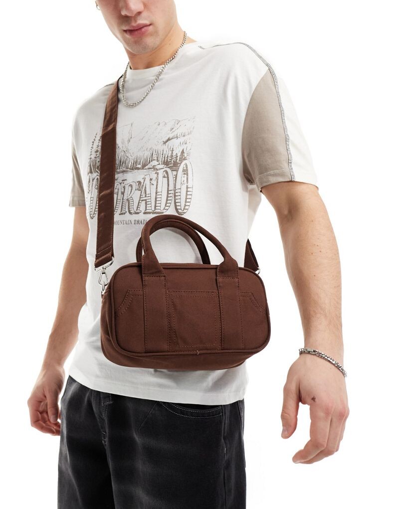 

Коричневая сумка через плечо ASOS DESIGN