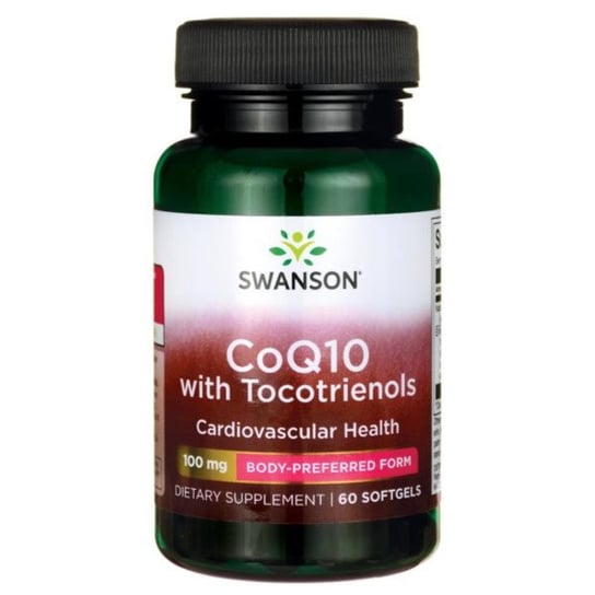 Swanson, Коэнзим Q10 100 мг с токотриенолами 10 мг