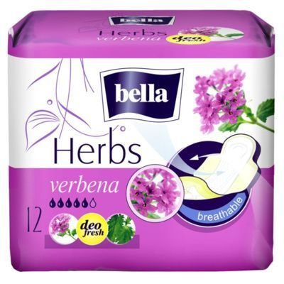 Гигиенические прокладки, 12 шт. Bella, Herbs Verbena прокладки bella herbs comfort липовый цвет 10 шт
