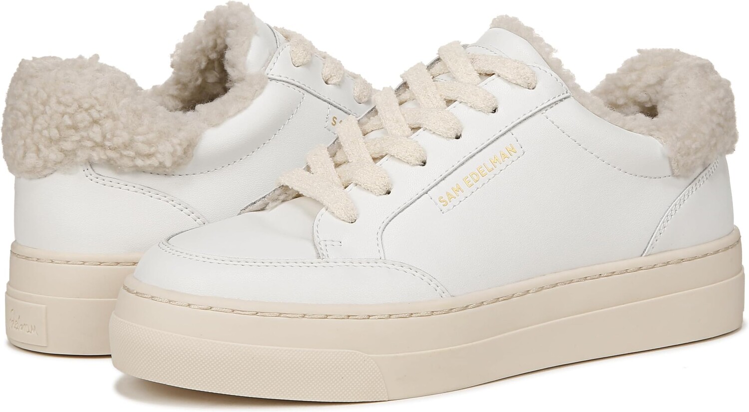

Кроссовки Wess Cozy Sam Edelman, ярко-белый
