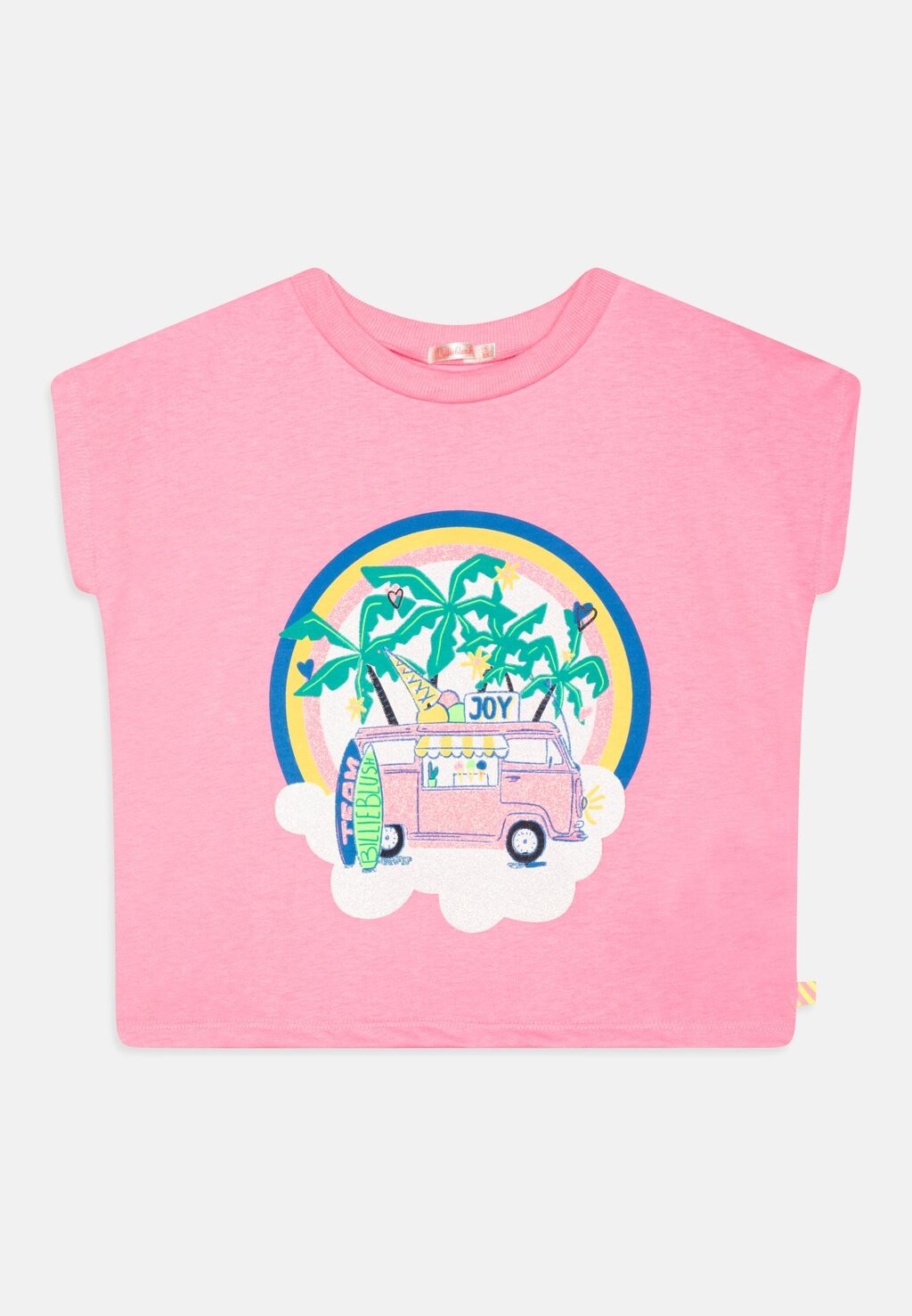 

Футболка с принтом SHORT SLEEVES Billieblush, цвет pink