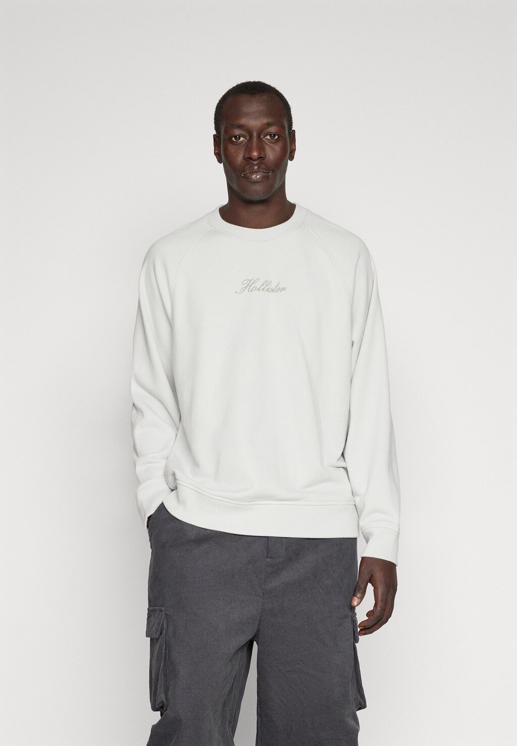 

Толстовка Exclusive Crew Hollister Co., цвет lunar rock