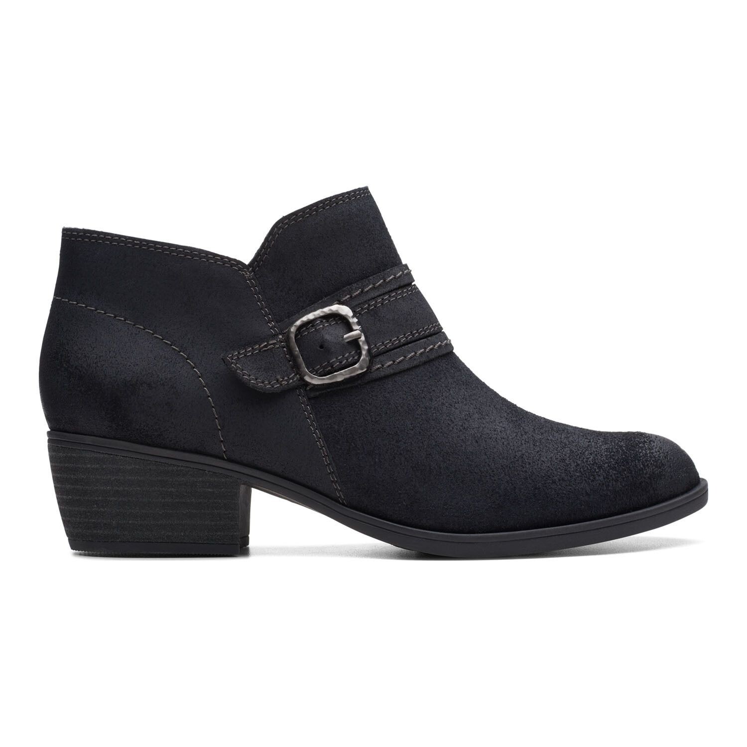 

Женские замшевые ботильоны Clarks Charlten Bay Clarks, черный