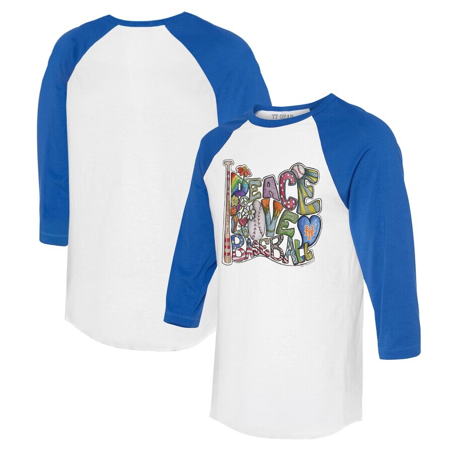 

Футболка с длинным рукавом Tiny Turnip New York Mets, белый