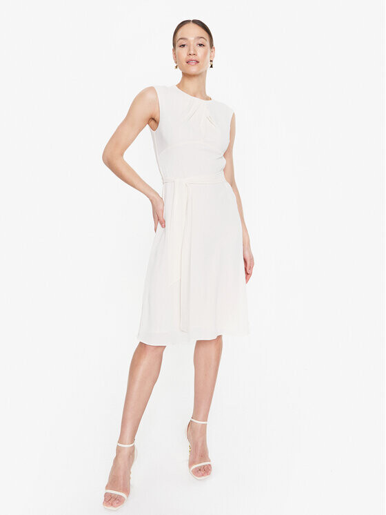 

Коктейльное платье стандартного кроя Lauren Ralph Lauren, экрю