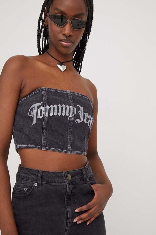 

Топ Tommy Jeans, черный