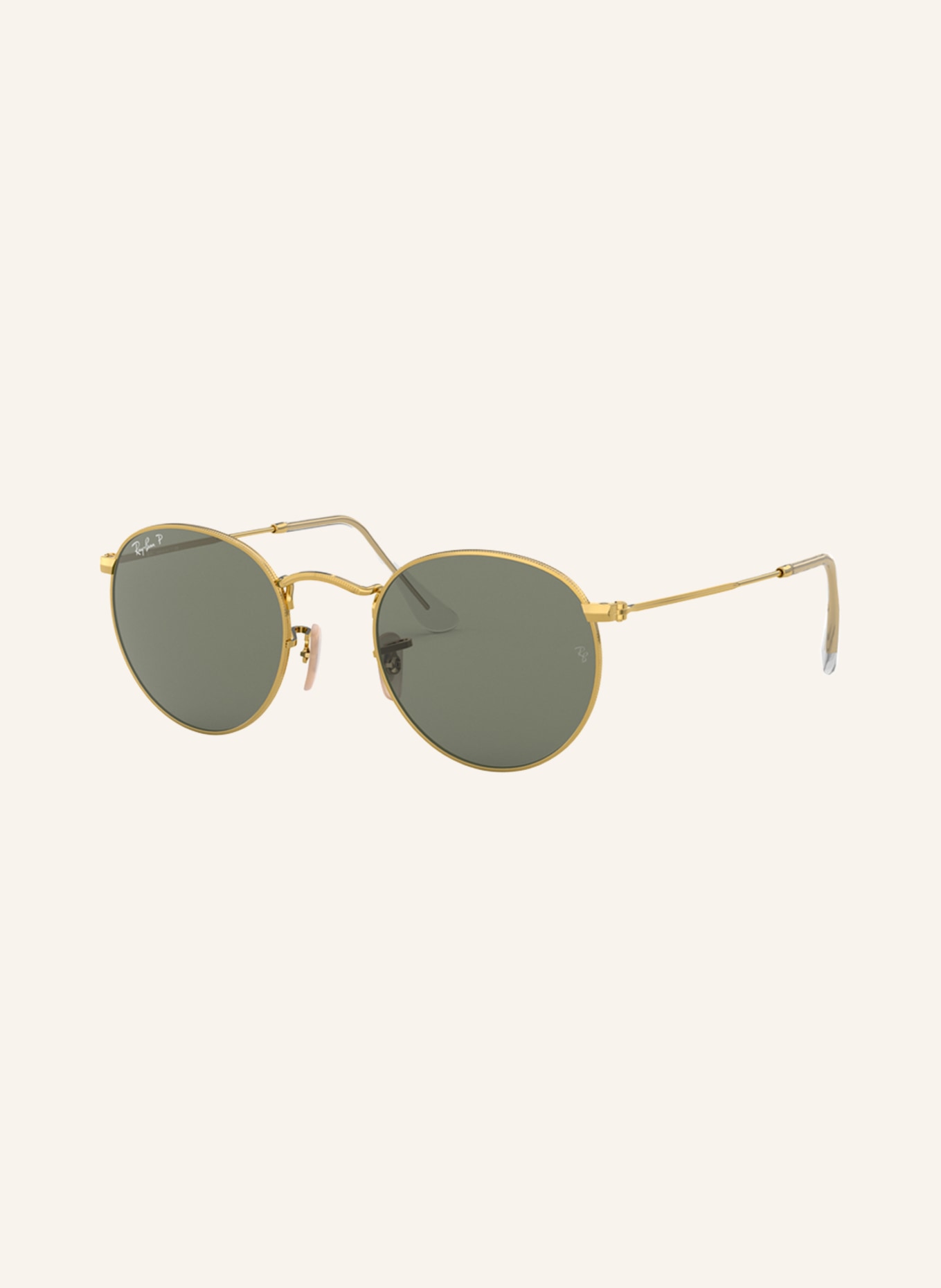 Солнцезащитные очки Ray-Ban RB3447 ROUND, золотой