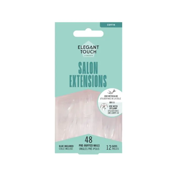 

Накладные ногти uñas postizas salon extensions Elegant Touch, цвет coffin