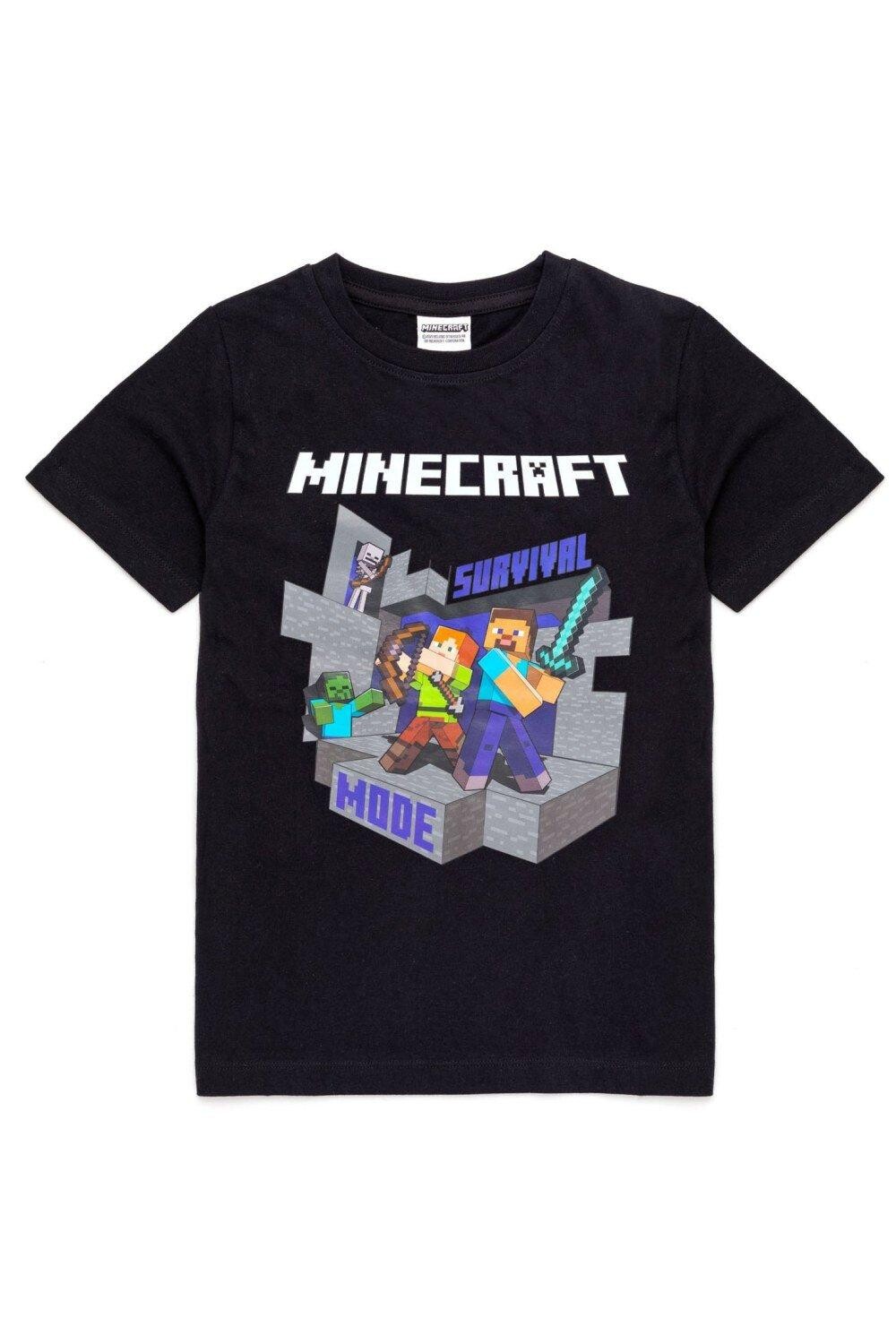 

Футболка «Режим выживания» Minecraft, черный
