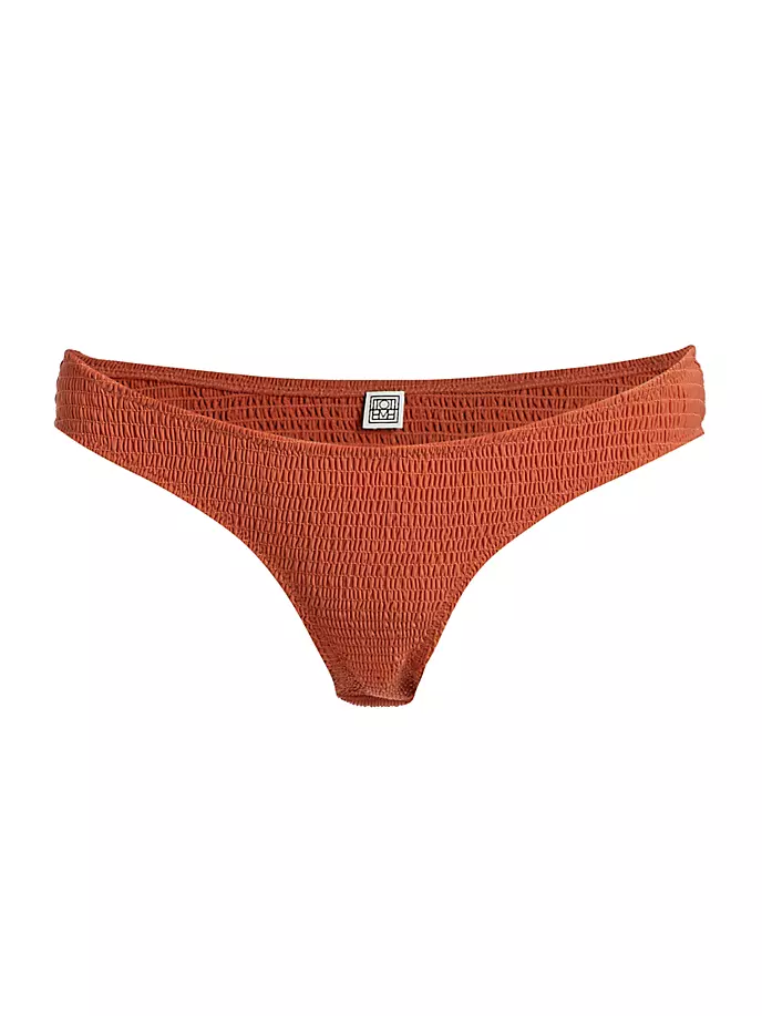 

Низ бикини со сборками Toteme, цвет burnt orange