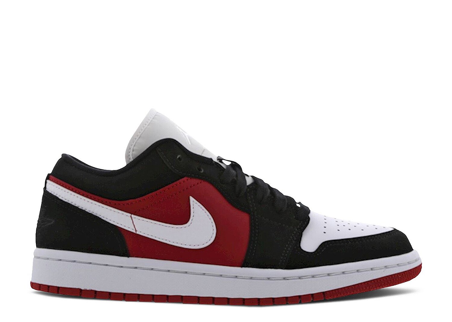 

Кроссовки Air Jordan Wmns Air Jordan 1 Low 'Black White Gym Red', красный