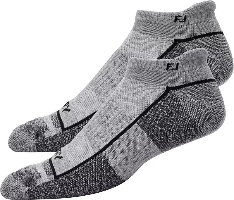 Мужские носки для гольфа FootJoy ProDry Roll Tab — 2 шт., серый