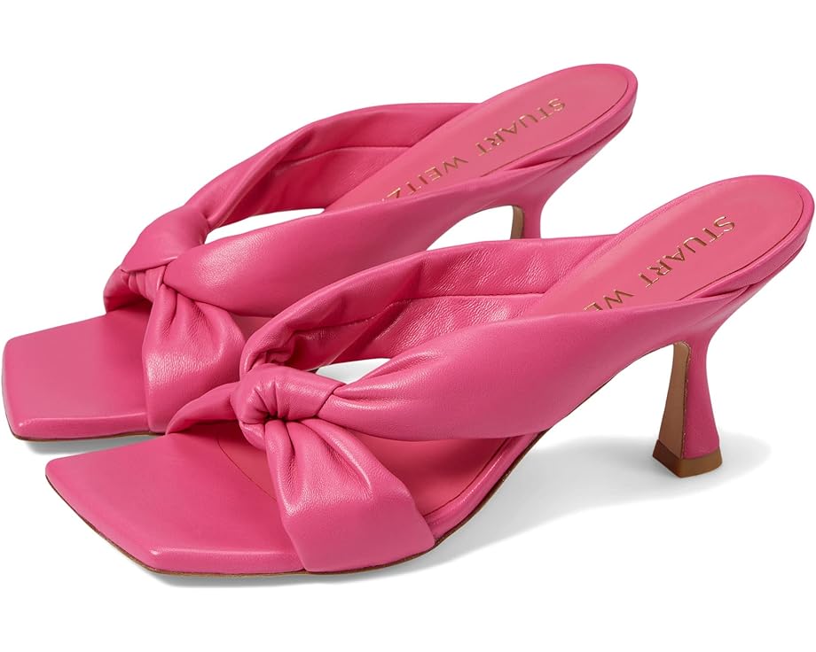 Туфли Stuart Weitzman Playa 75 Knot Sandal, цвет Hot Pink