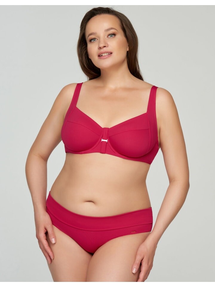 

Верх бикини Marc and Andre Oberteil Solid Line, розовый