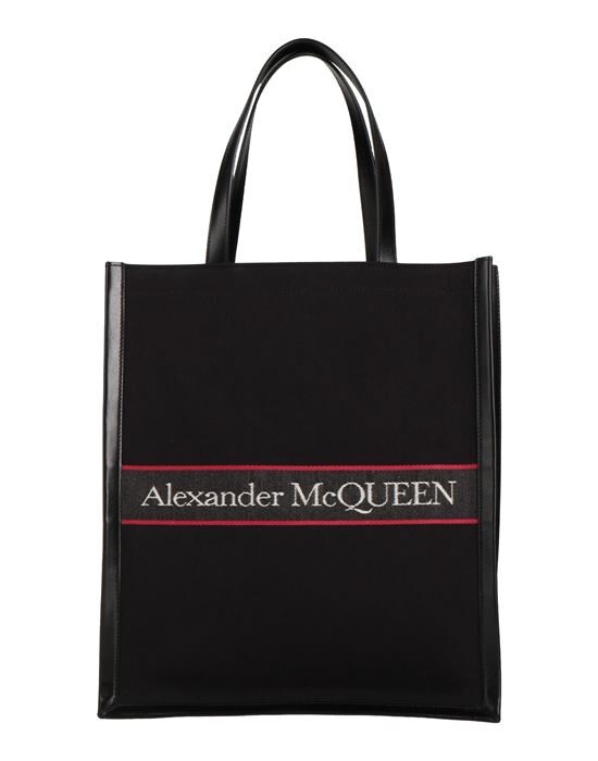 Сумка ALEXANDER MCQUEEN, черный сумка шоппер lemoor повседневная натуральная кожа внутренний карман бежевый