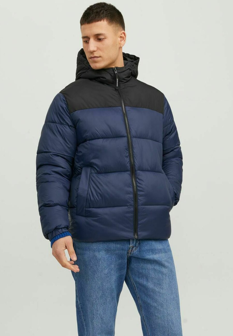 

Зимняя куртка JJETOBY PUFFER SN Jack & Jones, темно-синий пиджак