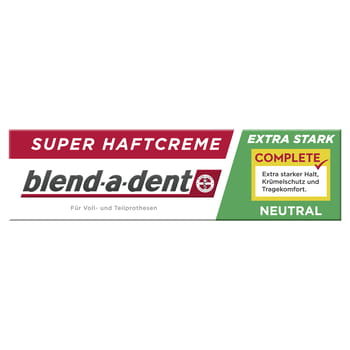 Полный нейтральный клей для зубных протезов, 47 г Blend-A-Dent
