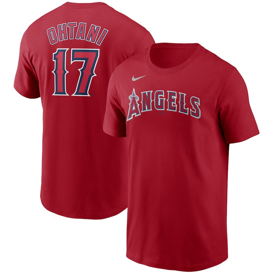 

Футболка с коротким рукавом Nike Los Angeles Angels, красный