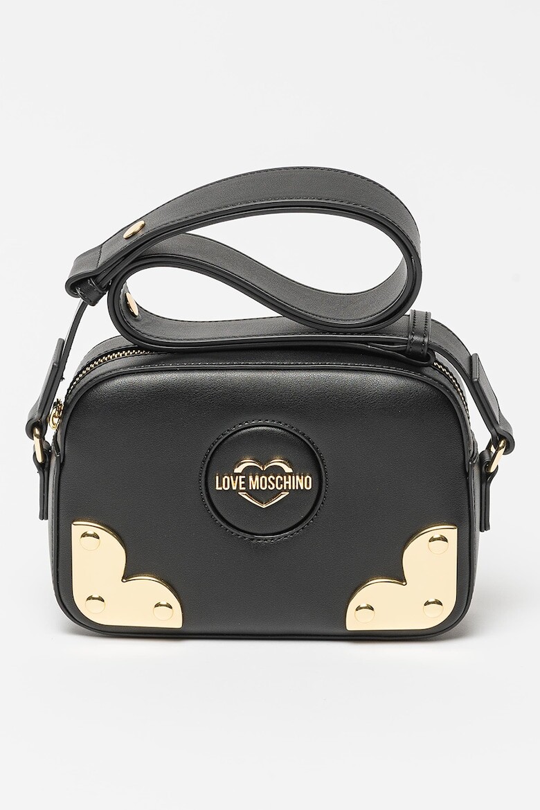 

Сумка через плечо с регулируемым ремнем Love Moschino, черный